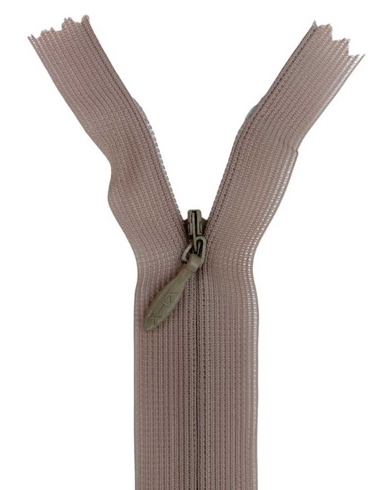 Zipper Zip Closure Fixed Invisible Tape Metal Cursor 20 Cm Long