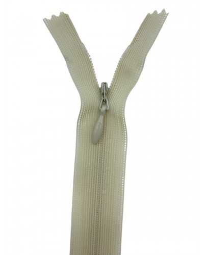 Fermeture à glissière zippée Zip fermeture invisible Curseur de métal fixe 20 cm