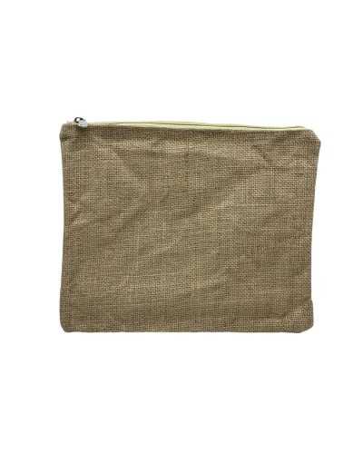 Natürliche Jute-Kupplungsbeutel 25 × 30 cm 1 Stück