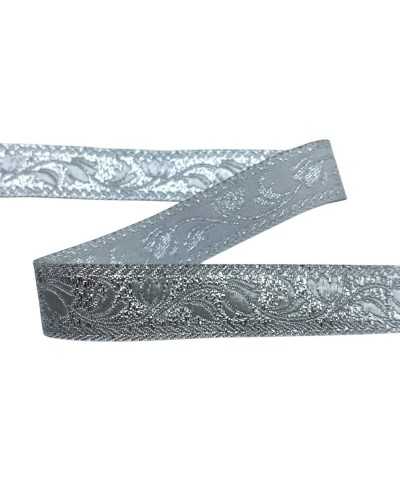 Gallon Tape Lurex Silber Höhe 16 mm Preis pro Meter