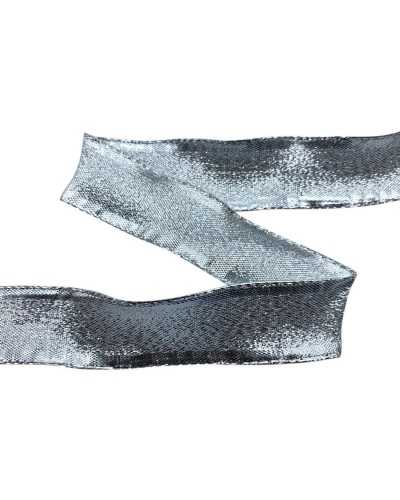 Aktentasche Silberband Spiralata Lurex Höhe 25 mm