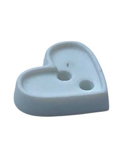 Heart shape button 2 holes 12 mm decorative