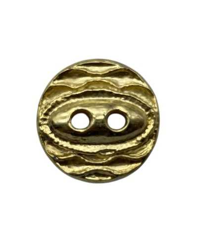 Botón redondo de oro 20 orificios de 13 mm 2 en nylon