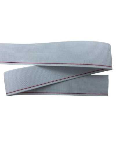Elastic ribbon with red row detail 3 cm