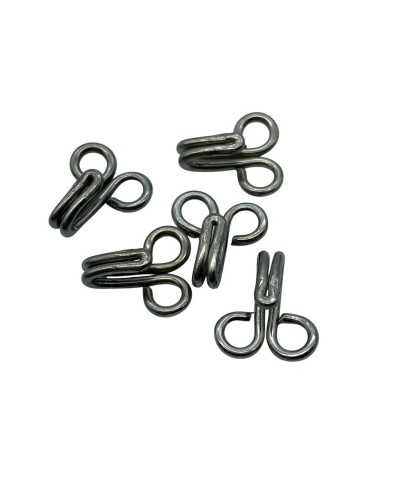 Crochets de 5 pièces 9 mm Male Uncinelli laiton
