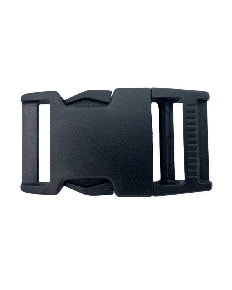 Fibbia Plastica Piccola Nera Zaino Cintura 20 MM