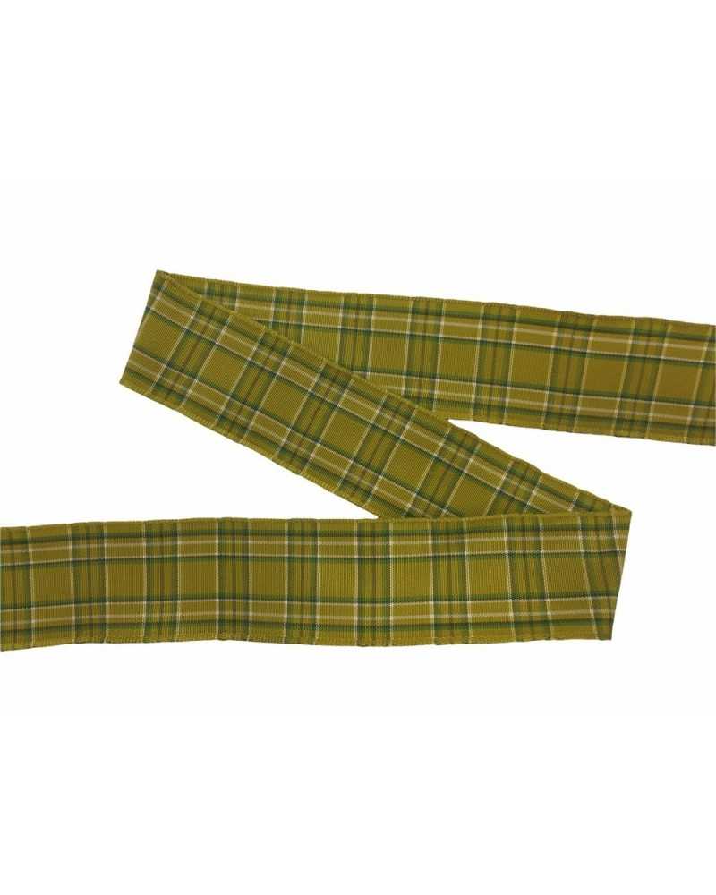Passamaneria Christmas Taffeta Scozzese Filo Lurex Alto 35 Mm