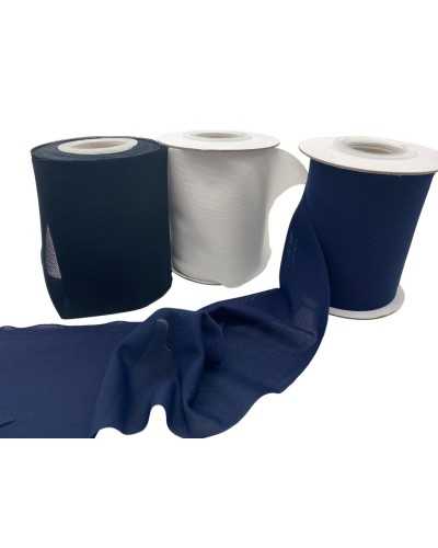 Tulle bielastic tape trimmings H.10 cm