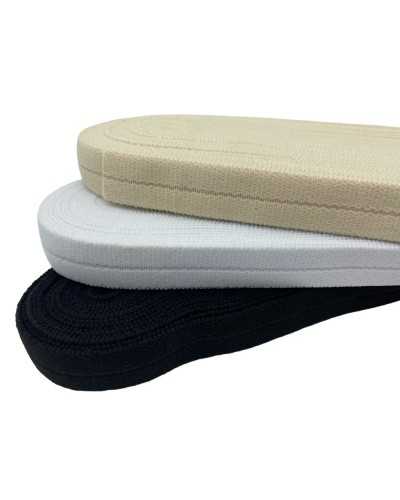 Cinta con trimmering follaje Elástico Spring Sujetador 2 cm