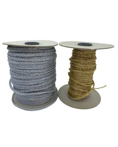 Tricotin Lurex Cord Braided Tubular Trimmerer 5 mm