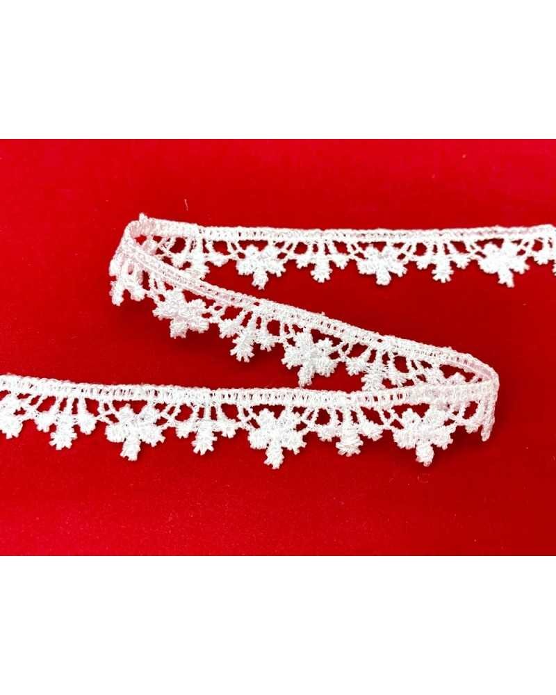 Passamaneria Macramè Merletto Puntina Fiorellino Alto 1 Cm