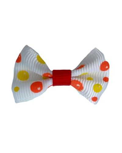 Applicazione Cucibile Patch Fiocco Gros Grain Stampa Baby 4x2 Cm