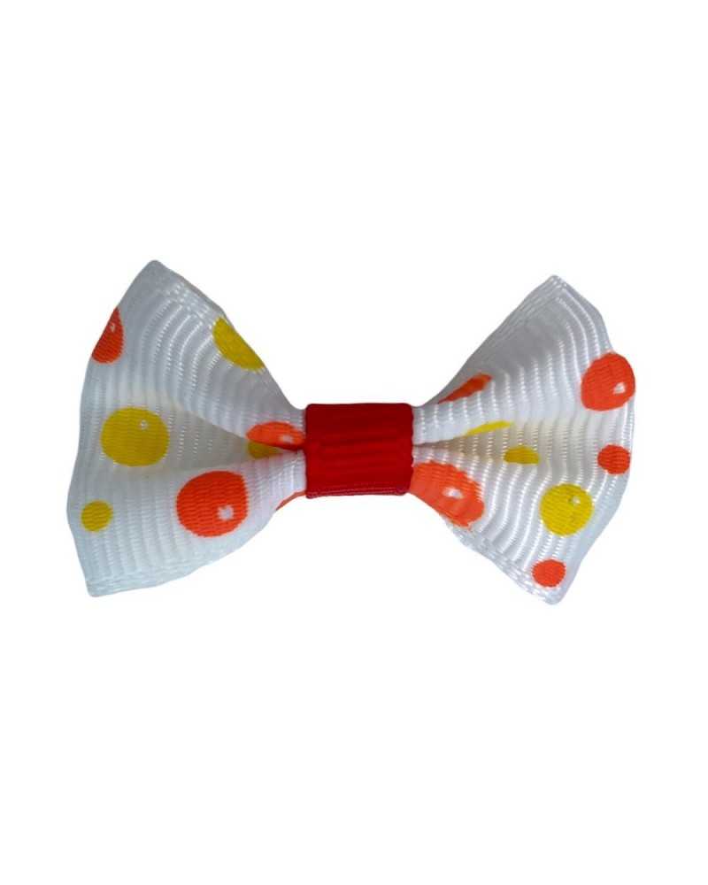 Sewable Application Patch Gros Grain Bow Baby Print 4x2 Cm