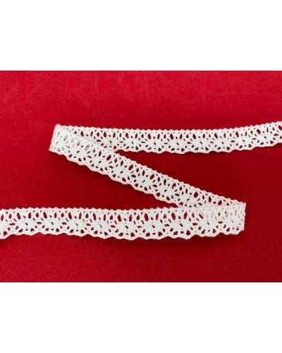 Passementerie Dentelle Point Coton Type Crochet 1 Cm De Haut