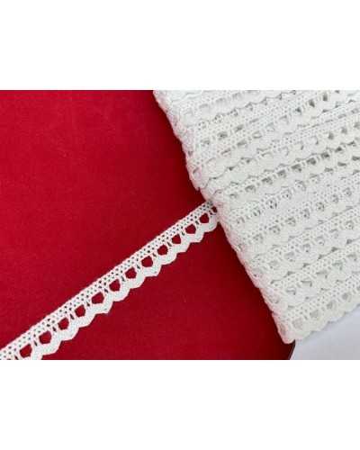 Passementerie Dentelle Petite Tack Coton Crochet Type 1 Cm De Haut