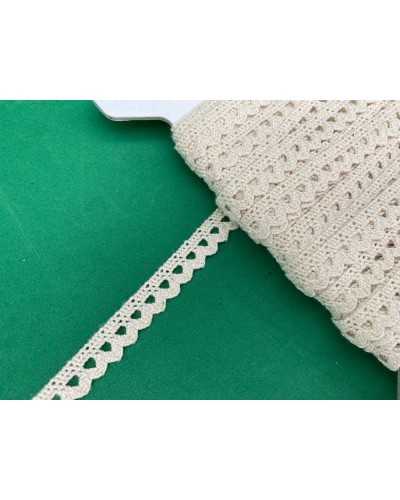 Trimmings Lace Small Tack Cotton Crochet Type 1 Cm High