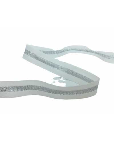 Trimmings Cotton Ribbon Stripe Lurex High 15 Mm x 1 Meter