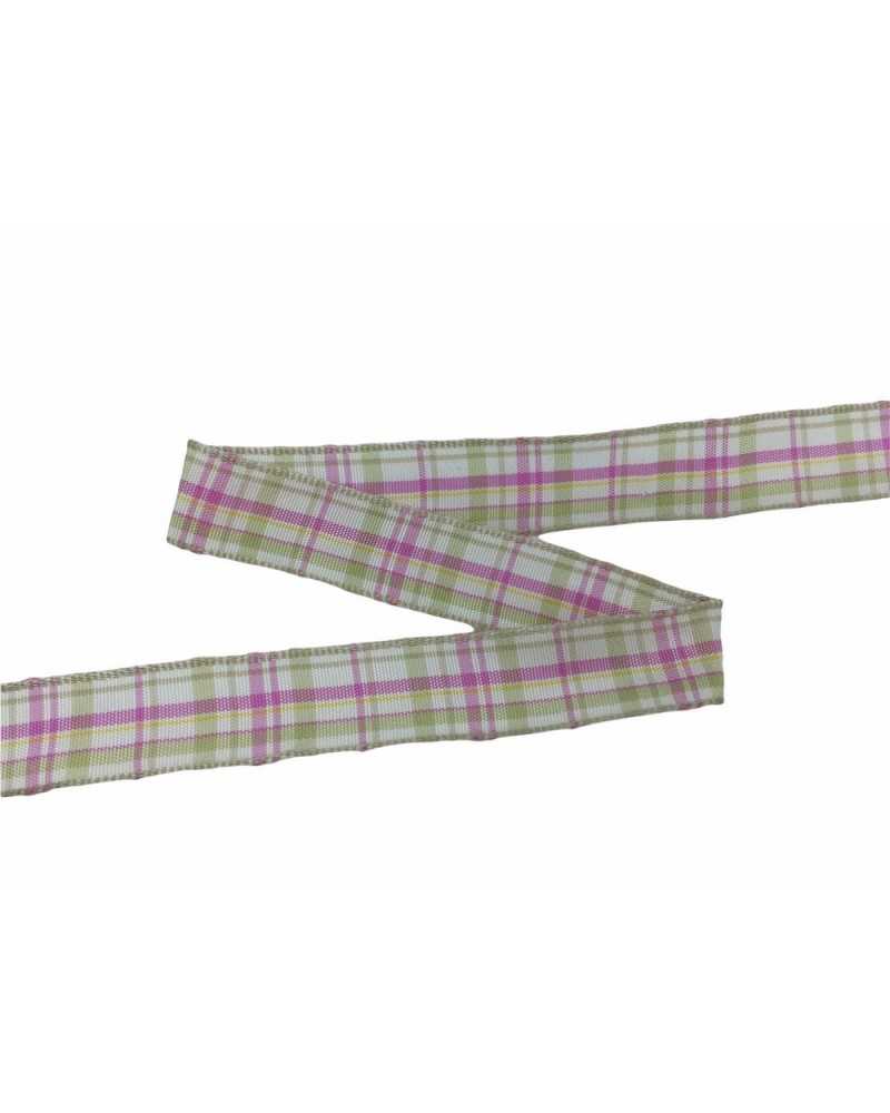 Nastro Scozzese Quadro Anima Nylon Laterale Alto 1,5 Cm