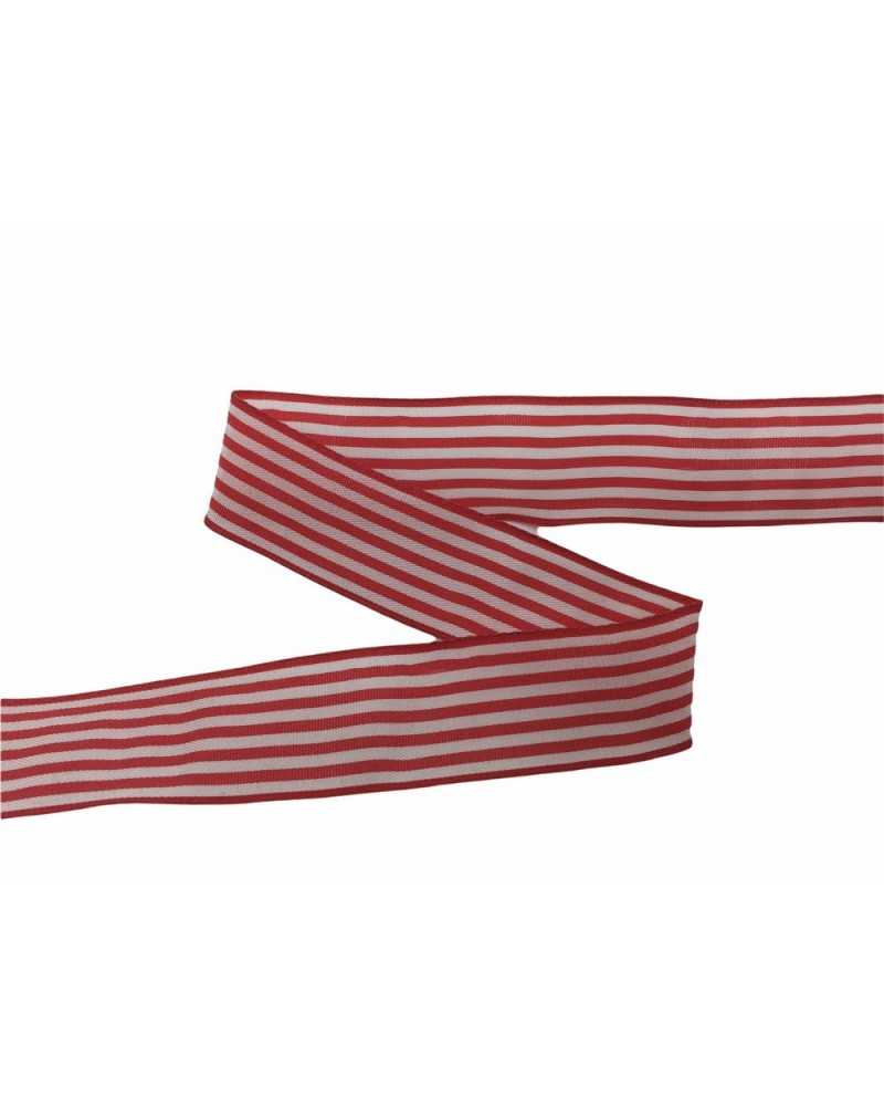 Small Striped Taffeta Ribbon Nylon Side High 2,5 Cm