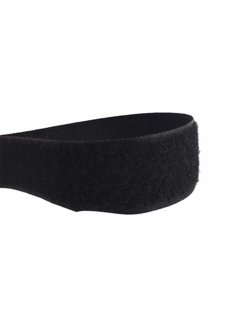 Bande Velcro Boutonnière Femme Doux Noir Couture 2 Cm De Haut