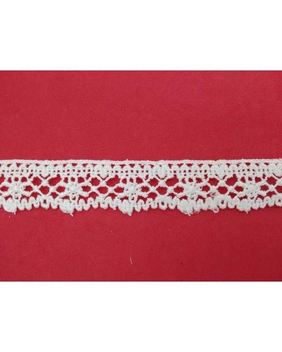 Passamaneria Pizzo Macramè Puntina Bianco Merletto Alto 2 Cm