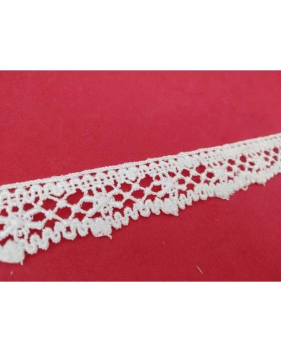 Passamaneria Pizzo Macramè Puntina Bianco Merletto Alto 2 Cm