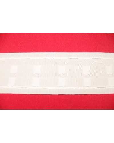 Arricciatenda Bianco 2 Tasche 2 Fili Alto 6,5 cm