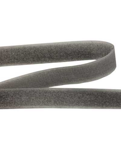 Soft Female Velcro Tape - Gray, 2 Cm High