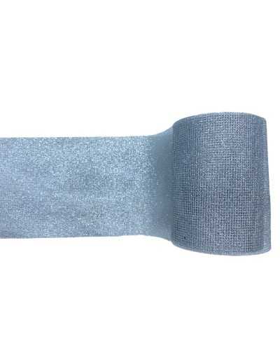 Decoration Candle Candle Ribbon Silver Network Lurex Glitter High 10cm