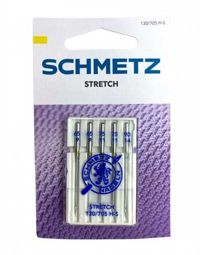 Pack of 5 Needles Schmetz Stretch-nadel 130/705 H-S Measures 65 / 9-75 / 11 and 90/14