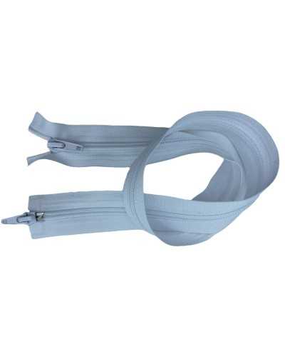 Zipper Zip Zip Spiral Chain 5 Nylon 2 Cursors Divisible Metal Long 60 cm