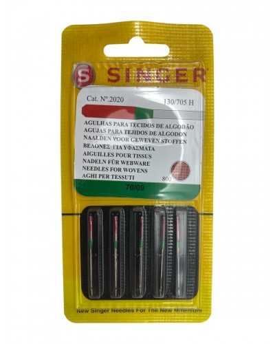 Singer needles for fabrics Art. 2020 System 130 / 705H measure 70/09 pack of 5 pieces
