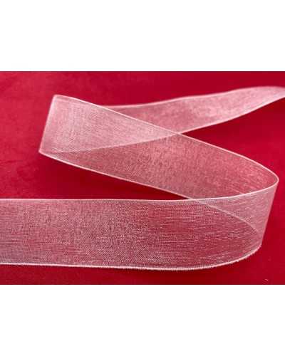 Cinta de organza 25 mm 2 metros 100% poliéster
