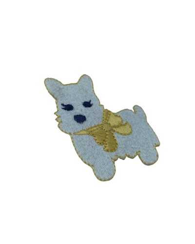 Application Thermoadesive puppy embroidered 40 × 45 mm price per piece
