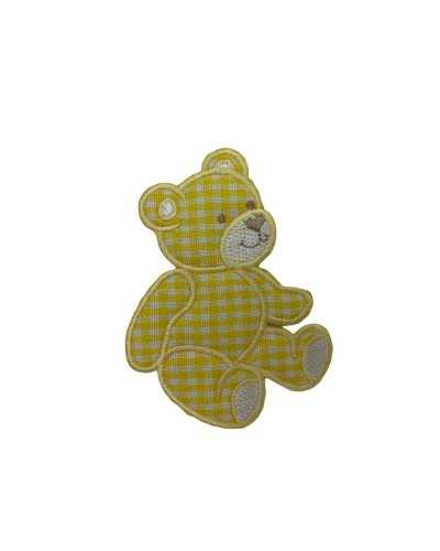 Thermo-adhesive application Questrated bear 7 × 5 cm Price per piece
