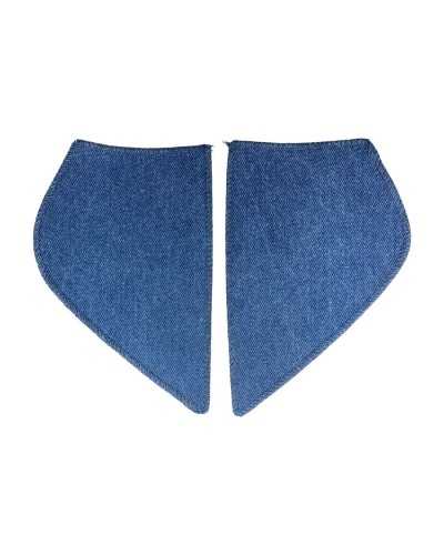 Rinforzi Termoadesivi per Jeans in Tessuto Denim 100% Cotone Toppe Ripara Pantaloni