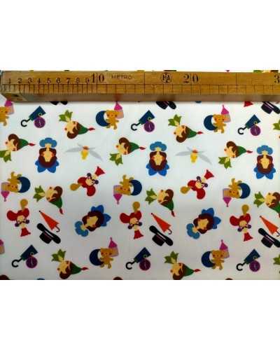 50 Cm Tela Puro Algodón Estampado Cuentos De Hadas Caperucita Roja Peter Pan Pinocho Cascanueces H 150
