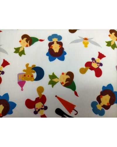 50 Cm Tela Puro Algodón Estampado Cuentos De Hadas Caperucita Roja Peter Pan Pinocho Cascanueces H 150