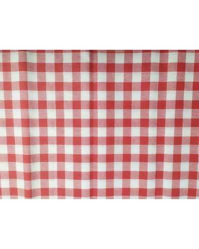 50 cm Tischdecke aus reiner, garngefärbter schottischer Baumwolle, H 140
