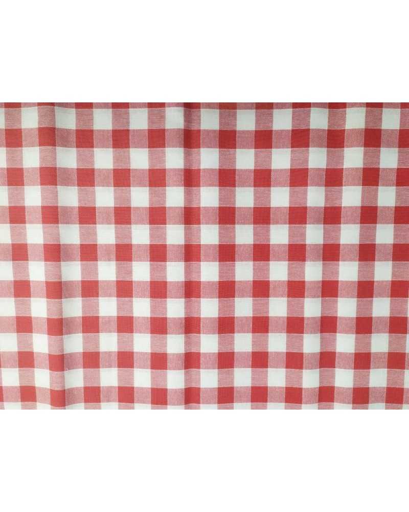 50 cm Tischdecke aus reiner, garngefärbter schottischer Baumwolle, H 140