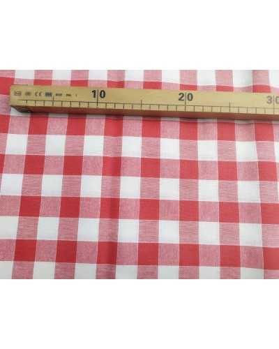50 cm Tischdecke aus reiner, garngefärbter schottischer Baumwolle, H 140