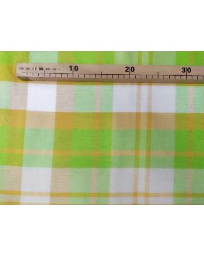 50 cm große, garngefärbte Tischdecke aus reiner schottischer Baumwolle, H 140