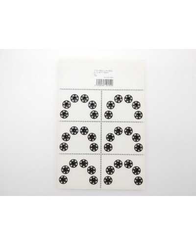 Lot de 36 boutons-pression en acier Taille de couture 11,5 mm