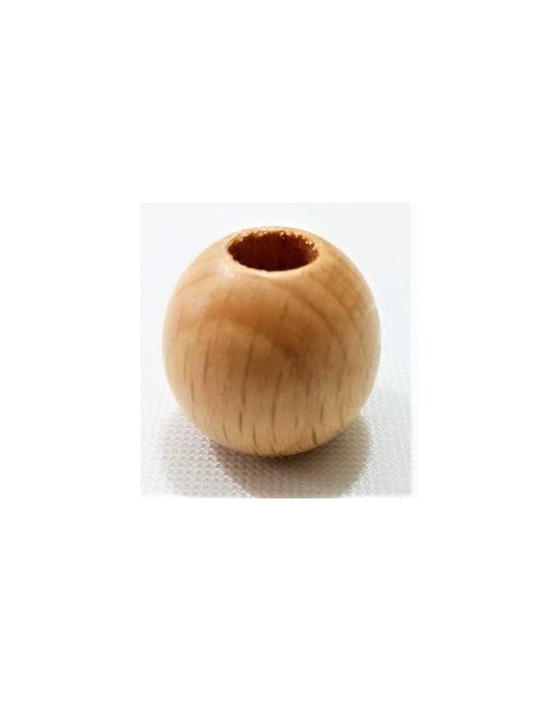 PAIRE Perles en bois avec trou de découpage de 25 mm de large