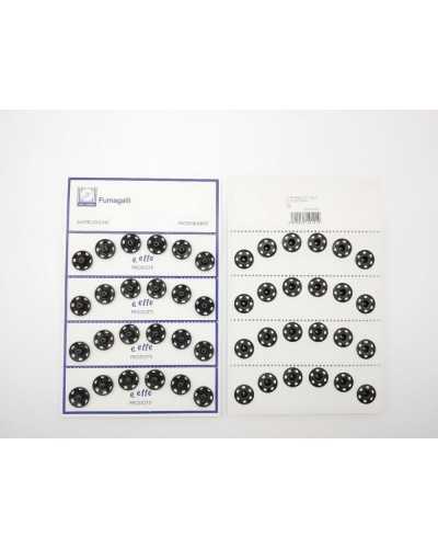 24 uds. Botones de presión acero tamaño de costura 15 mm