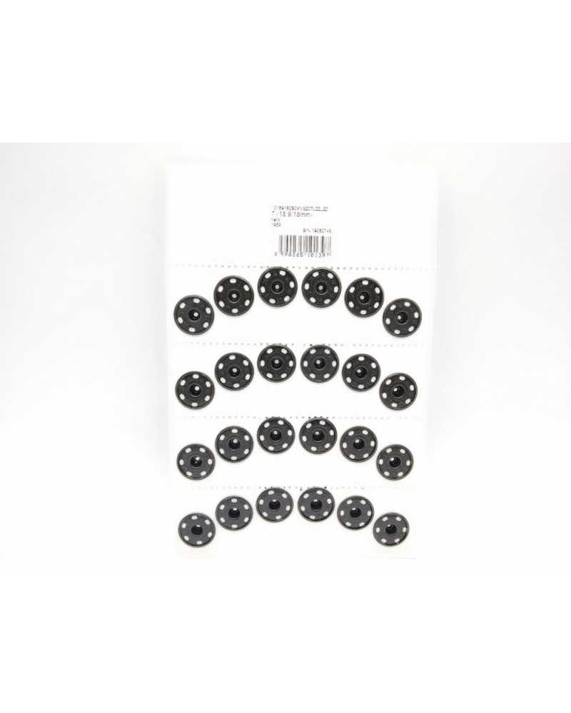 24 Pcs Press Studs Steel Sewing Size 18 Mm