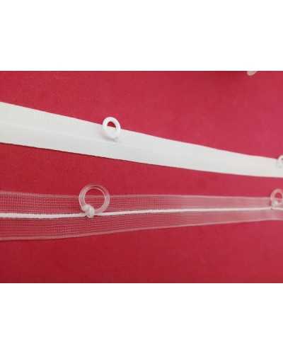 Paquete de barra de cortina para cortinas con anillo de plástico de 1,7 cm de alto