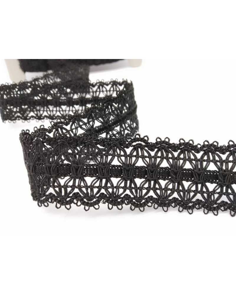 Passementerie Macramé Mode Bordure Cloison Ameublement Haut 35 Mm