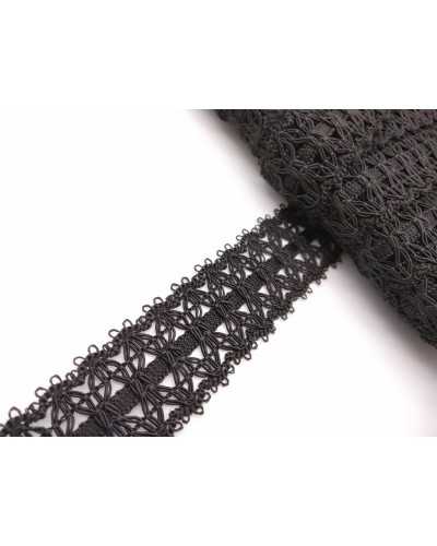 Passementerie Macramé Mode Bordure Cloison Ameublement Haut 35 Mm