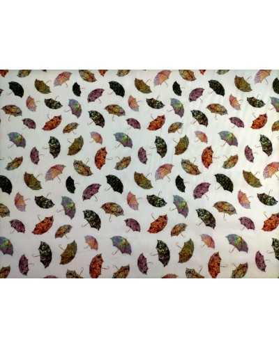 50 Cm Pure Cotton Fabric Printed Umbrellas H 150